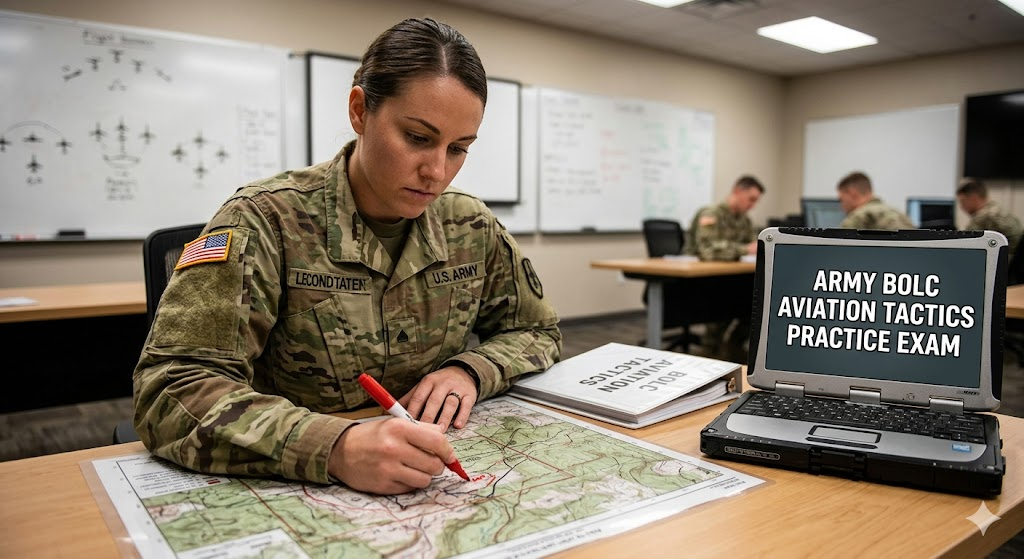 Basic Officer Leader Course (BOLC) Aviation Tactics Practice Exam Banner