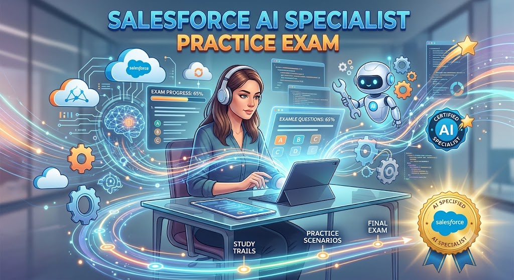 Salesforce AI Specialist Practice Exam Banner