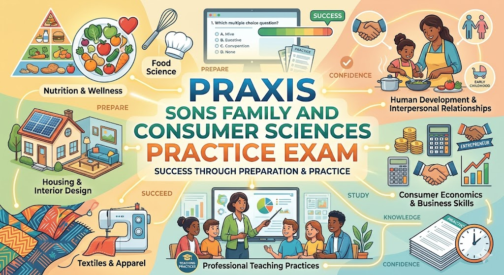 Praxis Family and Consumer Sciences 5123 Practice Test 2026 | Exam Prep Questions Banner