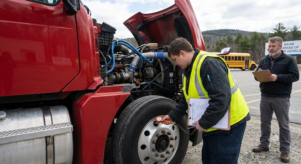 Maine CDL Pre-Trip Practice Test Banner