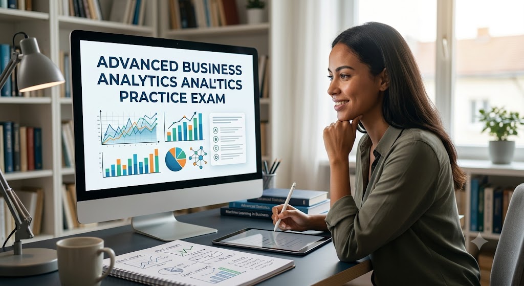 Advanced Business Analytics Practice Exam Banner