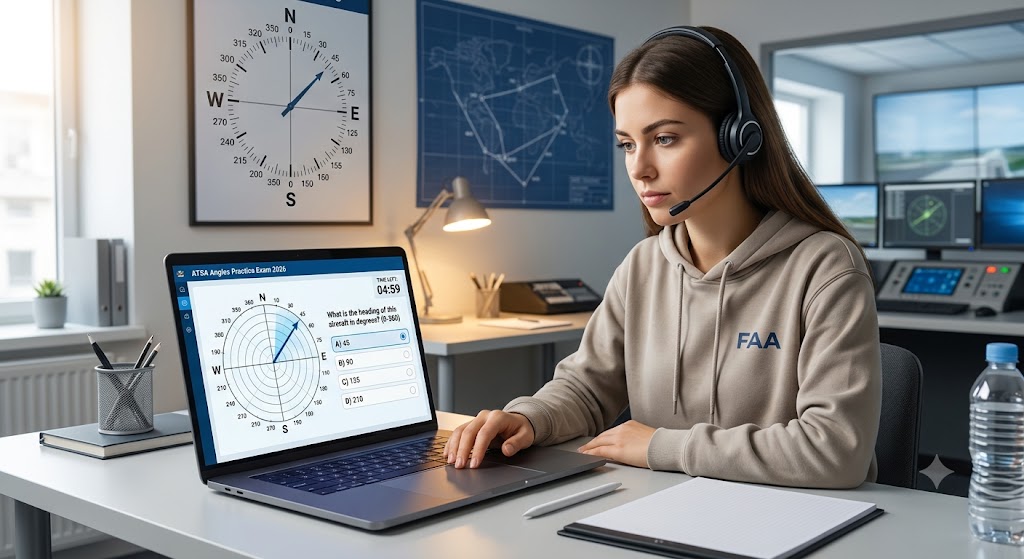 ATSA Angles Practice Test 2026: Air Traffic Controller Aptitude Test Banner