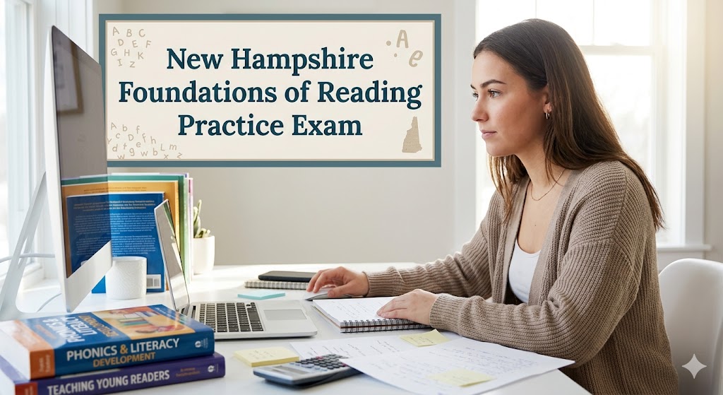 New Hampshire Foundations of Reading Practice Exam Banner