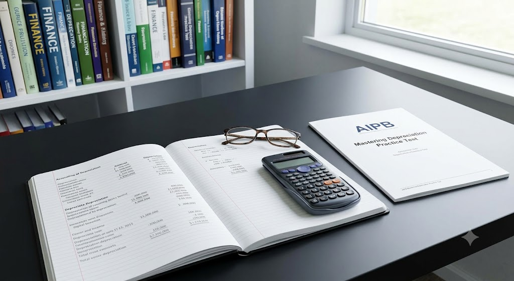 AIPB Mastering Depreciation Practice Test Banner