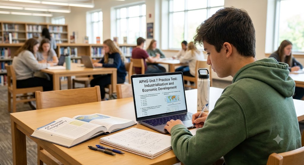 APHG Unit 7 Practice Test (Free MCQ and FRQ) Banner