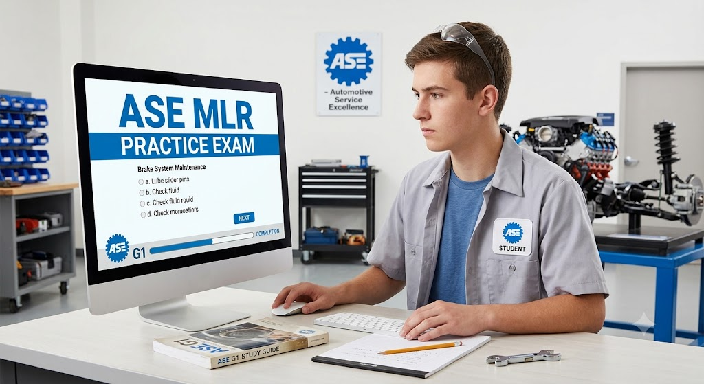 ASE Maintenance and Light Repair (MLR) Certification Practice Test Banner