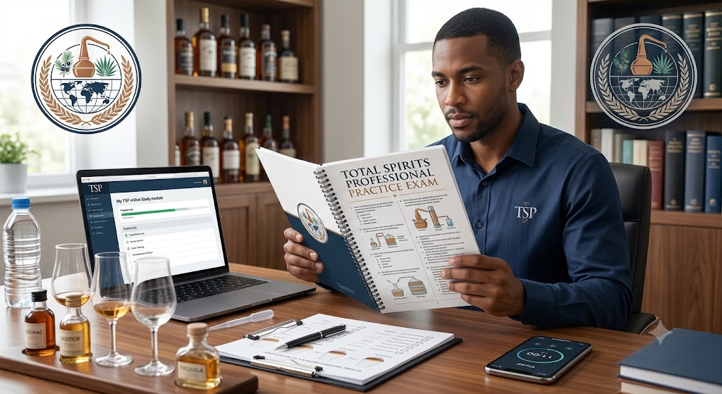 Total Spirits Professional Practice Exam Banner