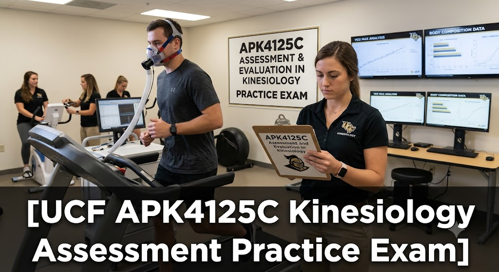 University of Central Florida (UCF) APK4125C Assessment and Evaluation in Kinesiology Practice Exam Banner