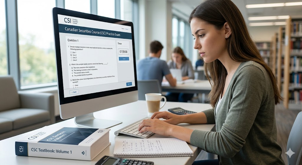 Canadian Securities Course (CSC) Practice Exam Banner