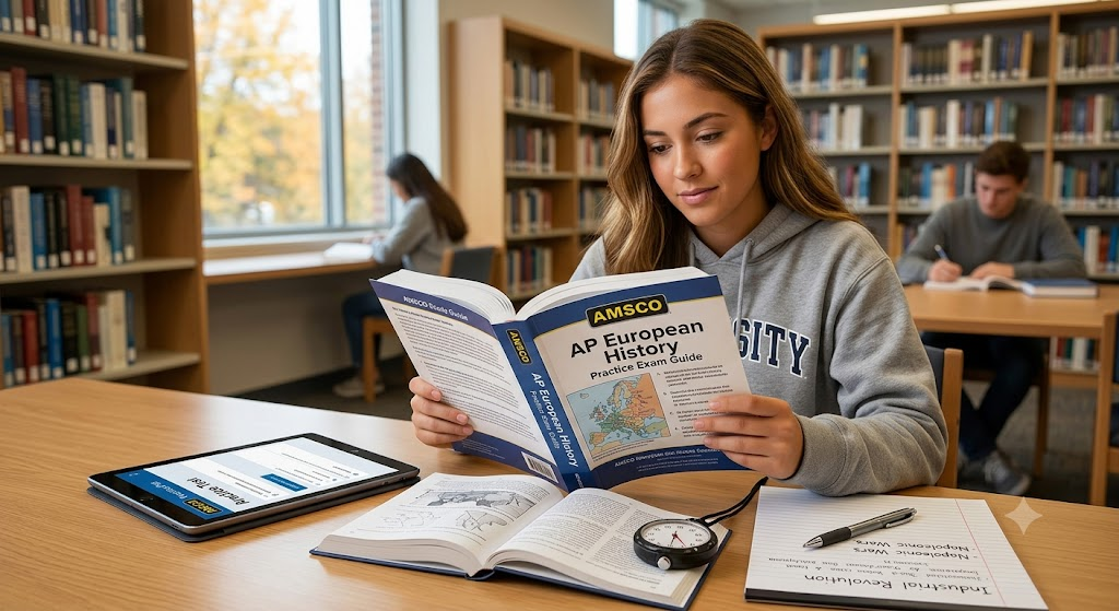 AMSCO AP European History Practice Test Banner