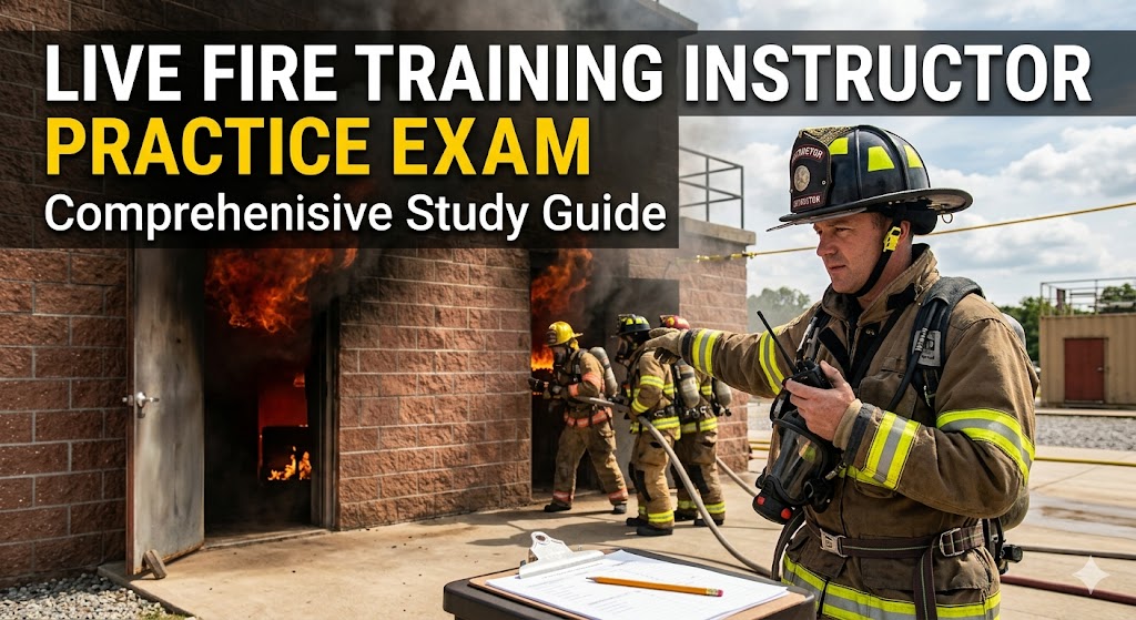 Live Fire Training Instructor Practice Test Banner