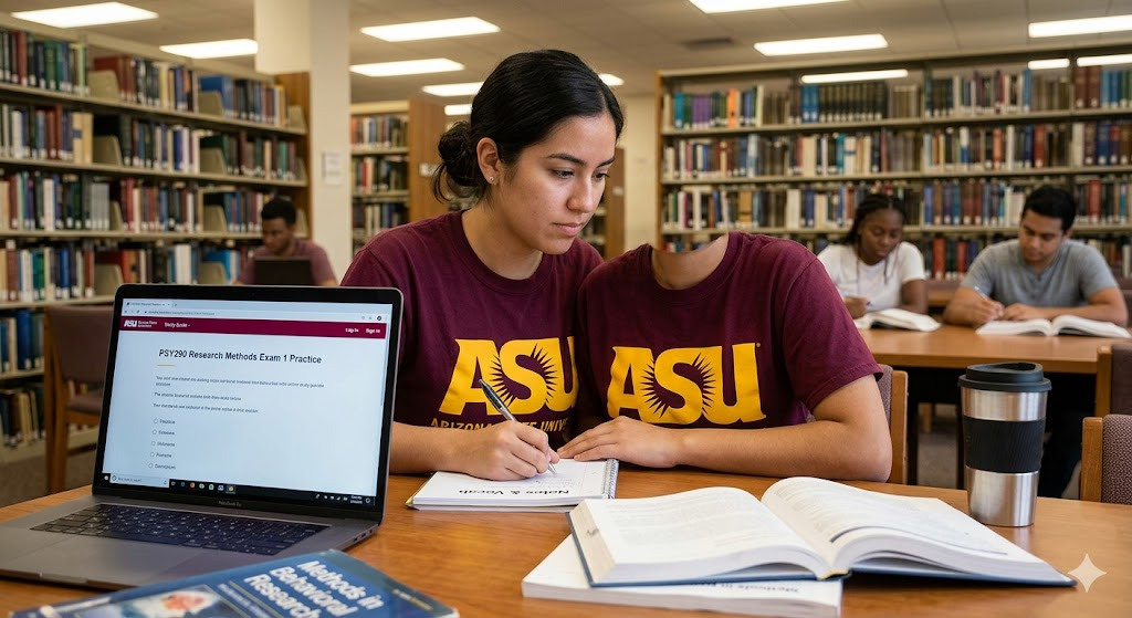 Arizona State University (ASU) PSY290 Research Methods Exam 1 Practice Banner