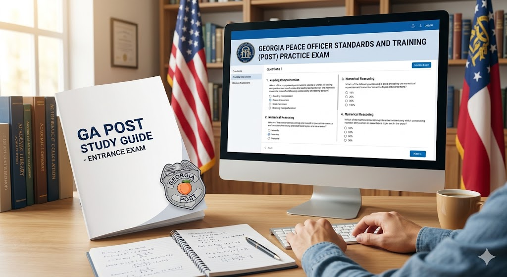 Georgia Peace Officer Standards and Training (POST) Practice Exam Banner