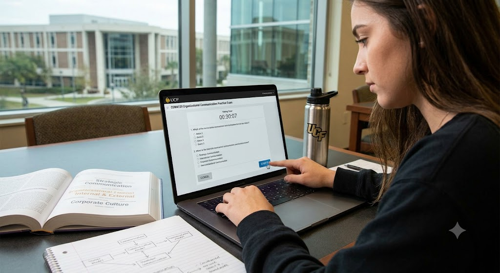 University of Central Florida (UCF) COM4120 Organizational Communication Practice Exam Banner