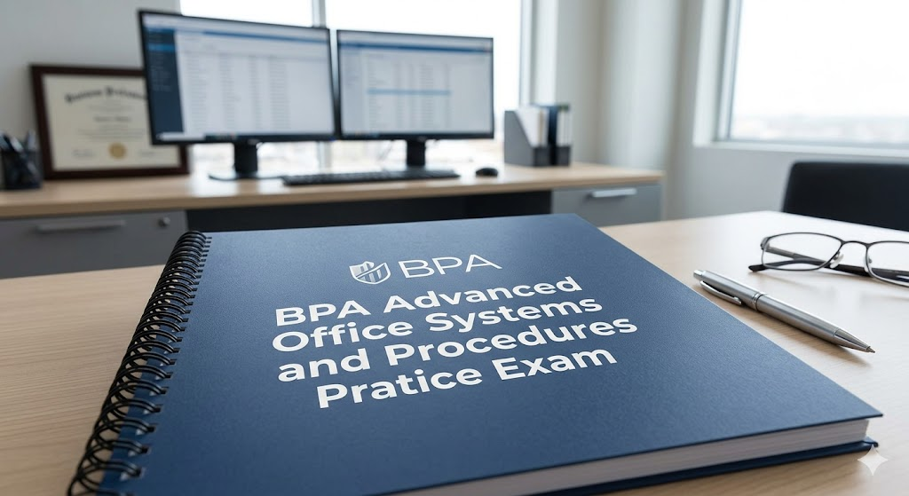 BPA Advanced Office Systems and Procedures Practice Test Banner