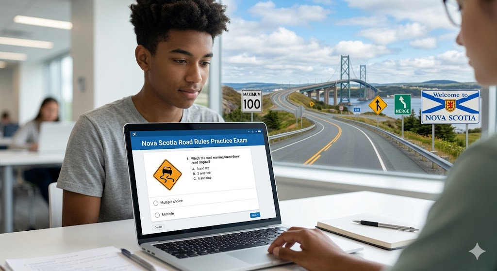 Nova Scotia Road Rules Practice Exam Banner