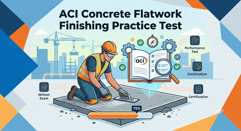 ACI Concrete Finisher Practice Test Banner