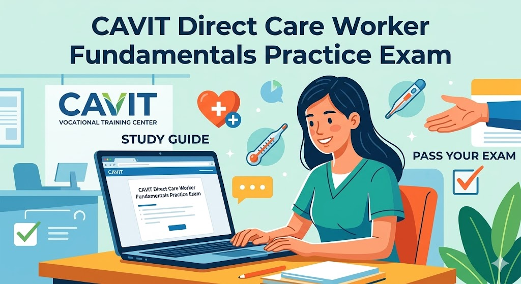 CAVIT Direct Care Worker Fundamentals Practice Exam Banner