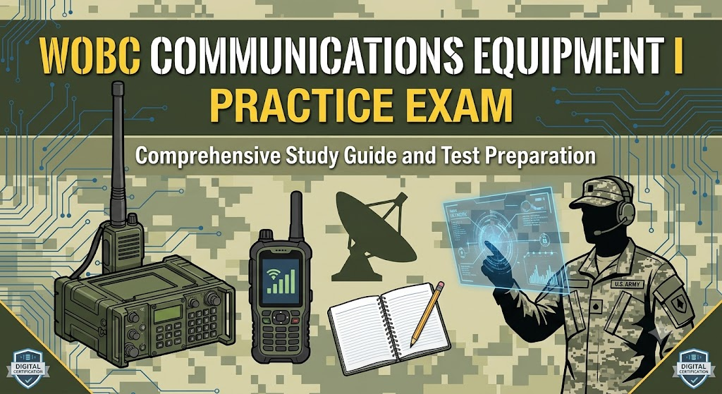 Warrant Officer Basic Course (WOBC) Communications Equipment I Practice Test Banner