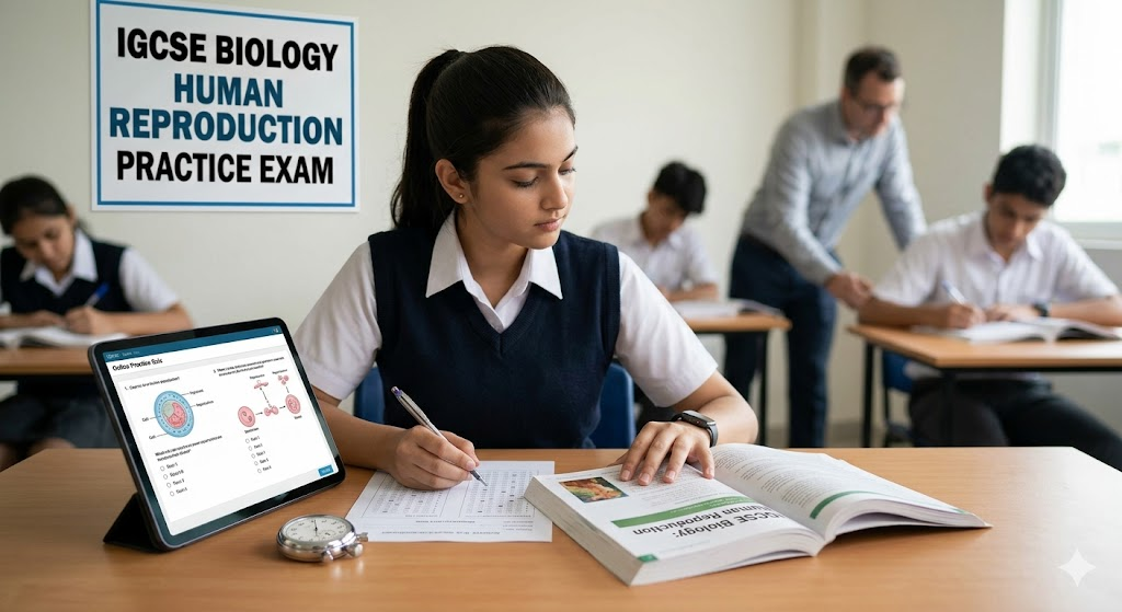 IGCSE Biology – Human Reproduction Practice Test Banner