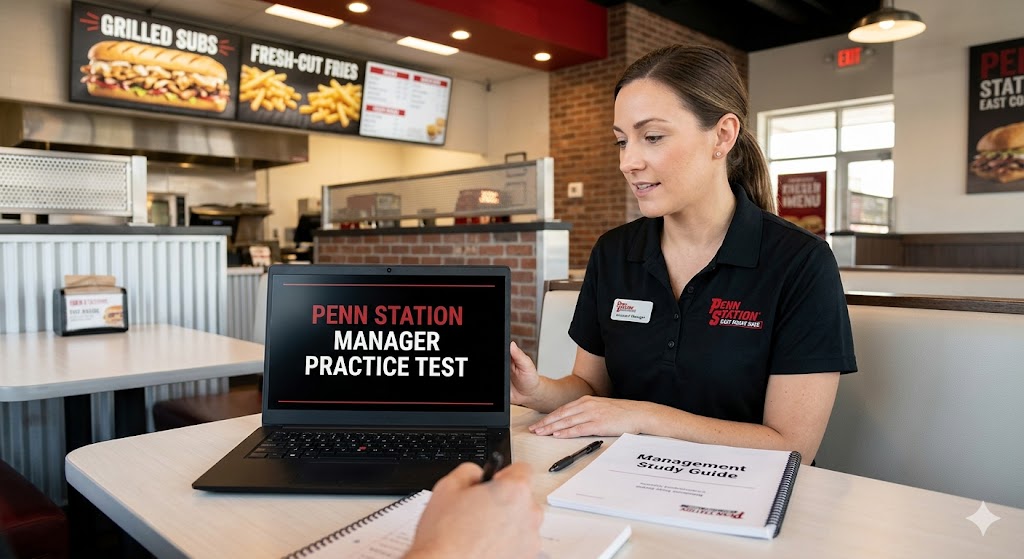 Penn Station Manager Practice Test Banner