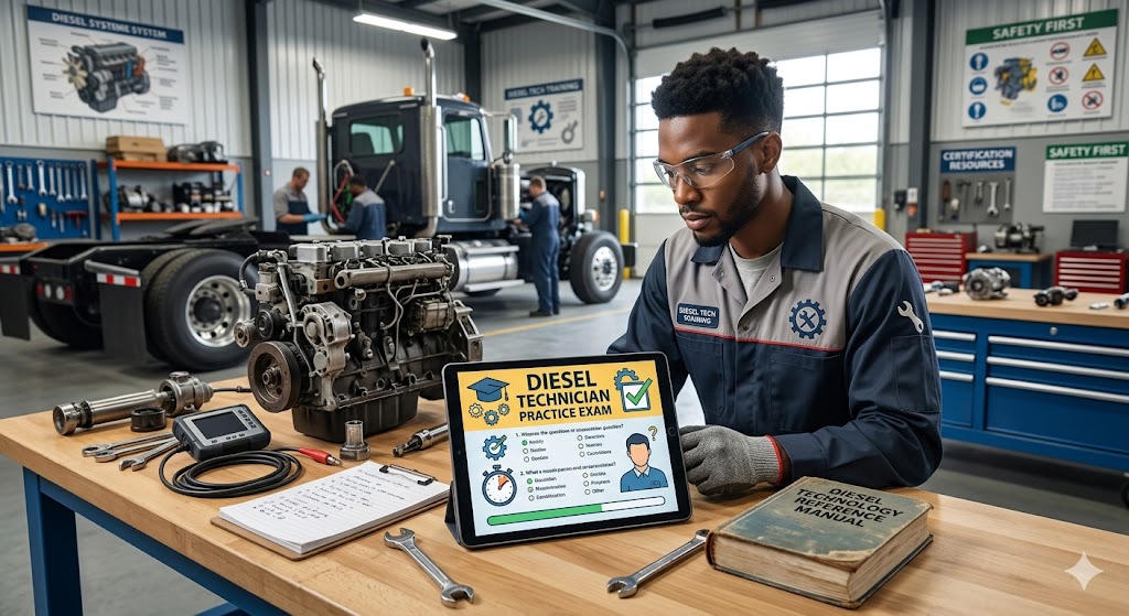 Diesel Technician Practice Test Banner