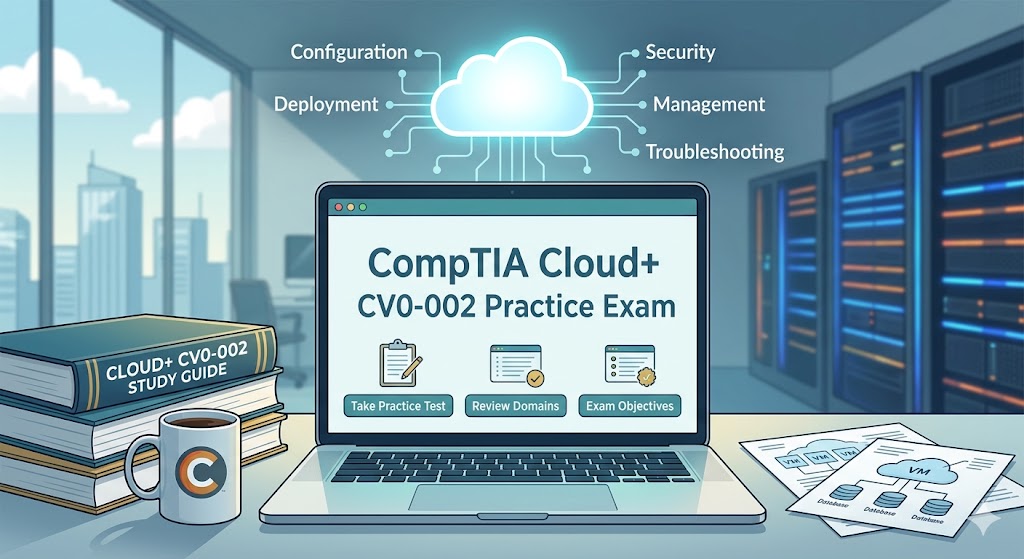CompTIA Cloud+ (CV0-002) Practice Test Banner