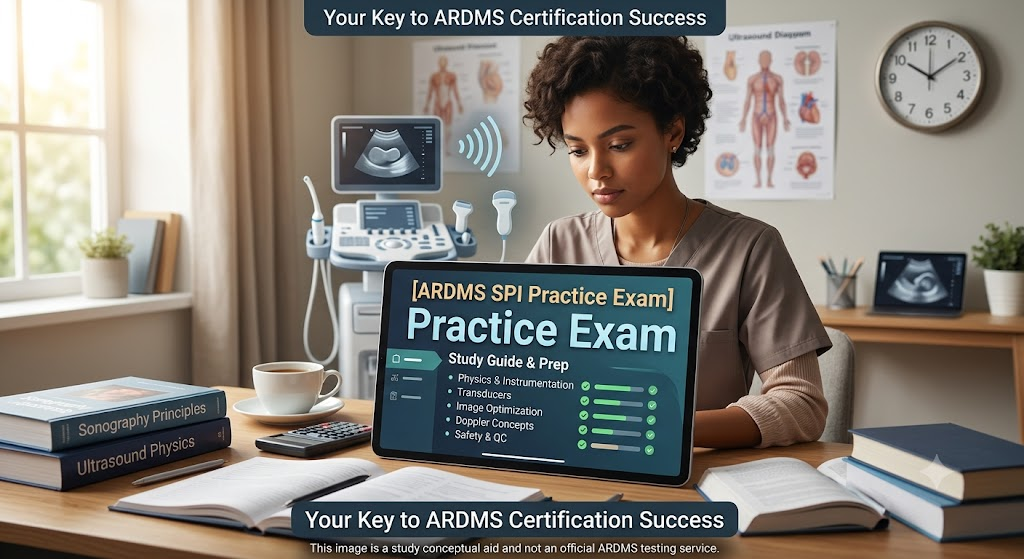 ARDMS Sonography Principles and Instrumentation (SPI) Practice Exam Banner