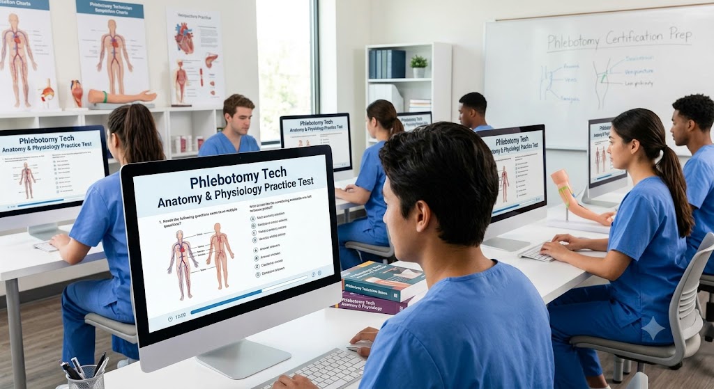 Phlebotomy Technician Anatomy & Physiology Practice Test Banner