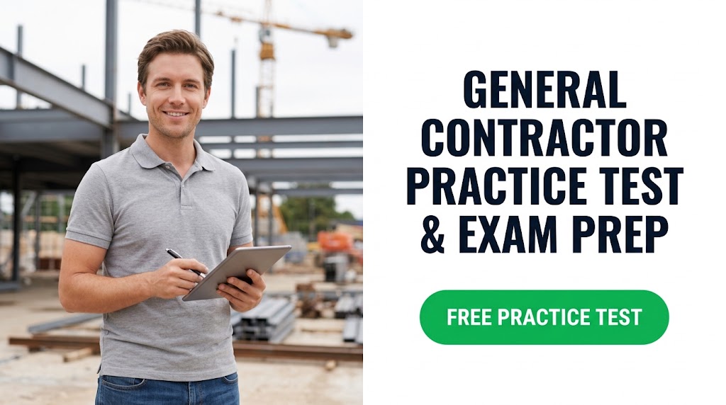 General Contractor Practice Test & Exam Prep Banner