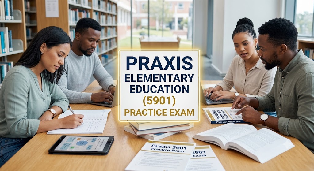 Praxis Elementary Education – Three Subject Bundle (5901) Practice Exam Banner