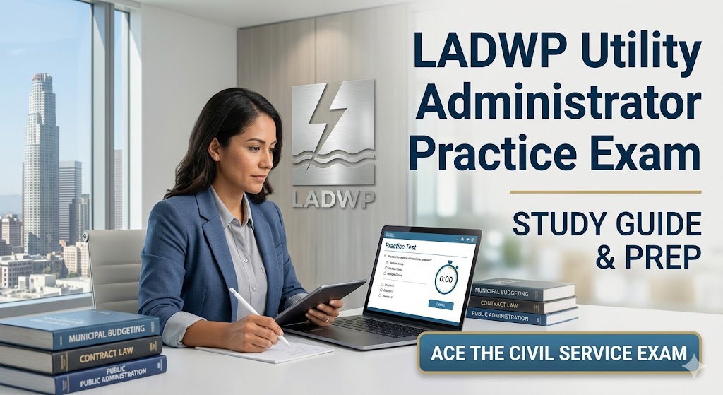 LADWP Utility Administrator Practice Test Banner
