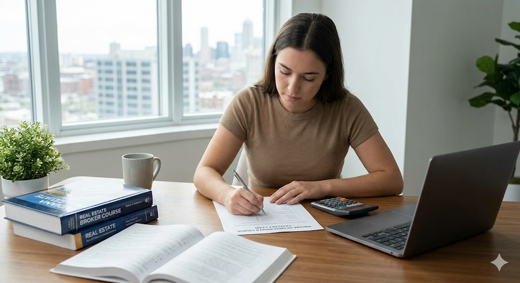 Indiana 90-Hour Broker Course Practice Exam Banner