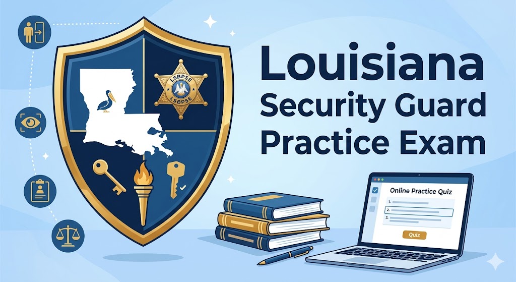 Louisiana Security Guard Board Practice Exam Banner