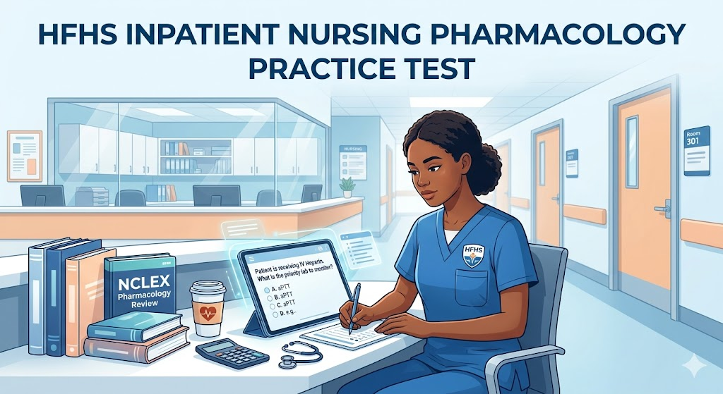 HFHS Inpatient Nursing Pharmacology Practice Test Banner