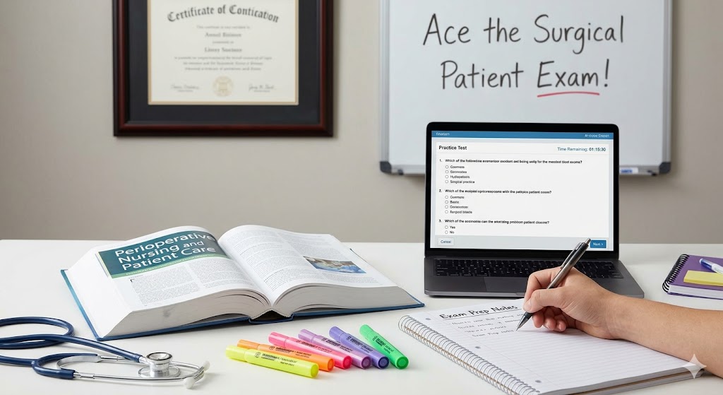Prepare for the Care of the Surgical Patient Test Banner