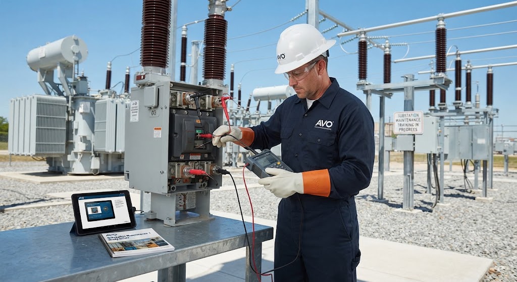 AVO Substation Maintenance 1 Practice Exam Banner