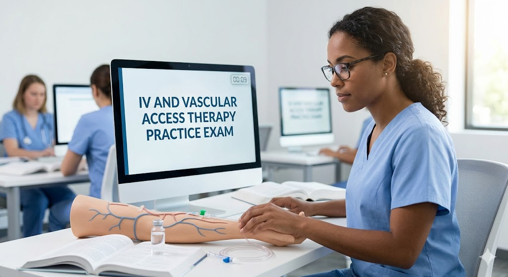 Intravenous and Vascular Access Therapy Practice Test Banner