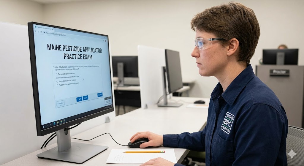 Maine Pesticide Practice Test Banner