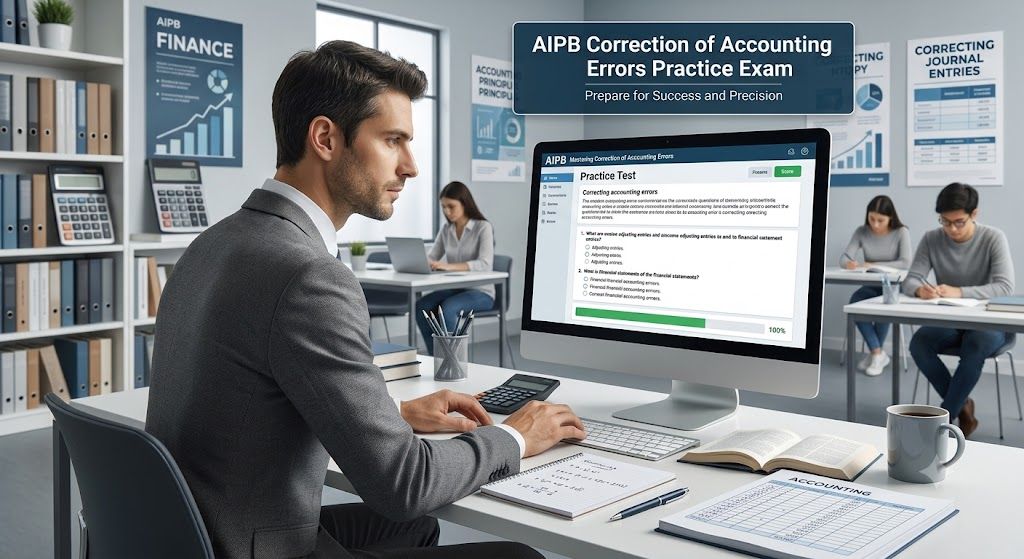 AIPB Mastering Correction of Accounting Errors Practice Test Banner