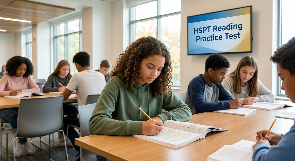 HSPT Reading Practice Test 2026 (62 Questions Answers) Banner