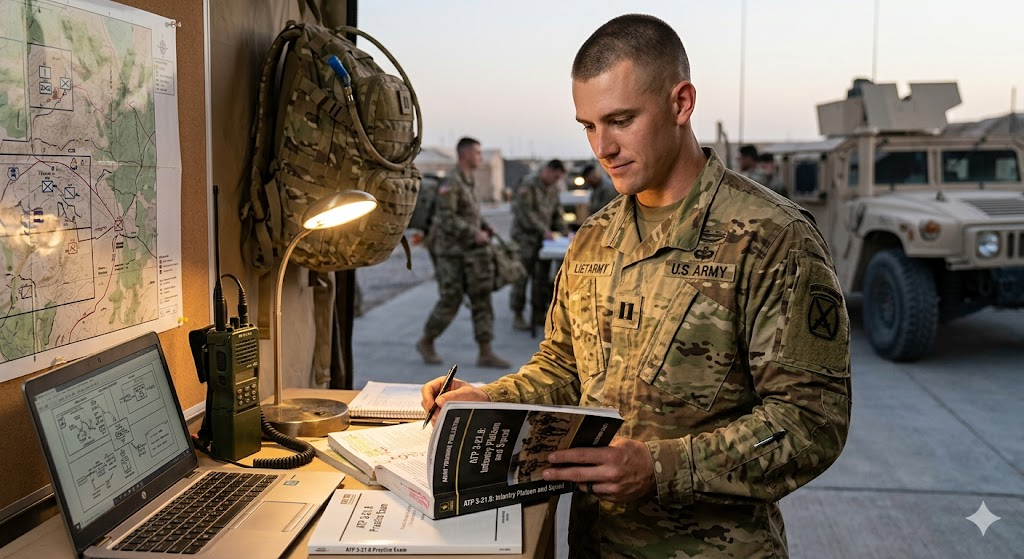 Army Training Publication (ATP) 3-21.8: Infantry Platoon and Squads Practice Test Banner