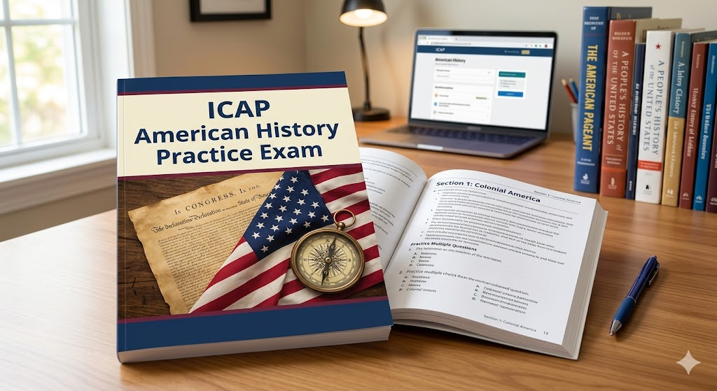 ICAP American History Practice Test Banner