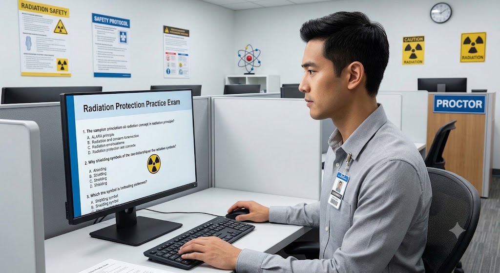 Radiation Protection Practice Exam Banner