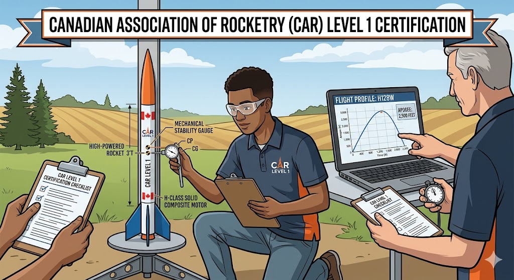 Canadian Association of Rocketry (CAR) Level 1 Certification Practice Test Banner