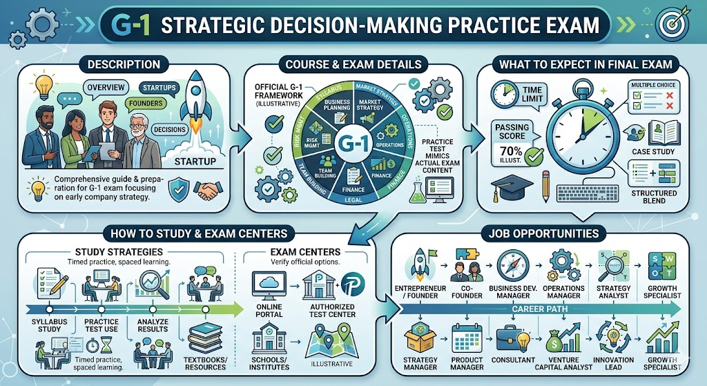 G-1 Strategic Decision-Making for Initial Company Operations Practice Test Banner