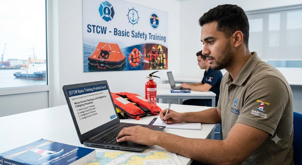 STCW Basic Training Practice Exam Banner