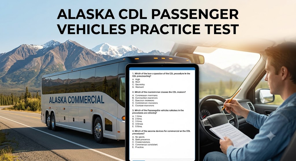 Alaska CDL Passenger Vehicles Practice Test Banner
