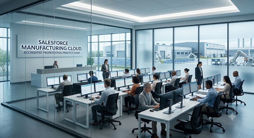 Salesforce Manufacturing Cloud Accredited Professional Practice Exam Banner