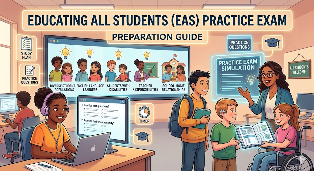 Educating All Students (EAS) Practice Exam Banner
